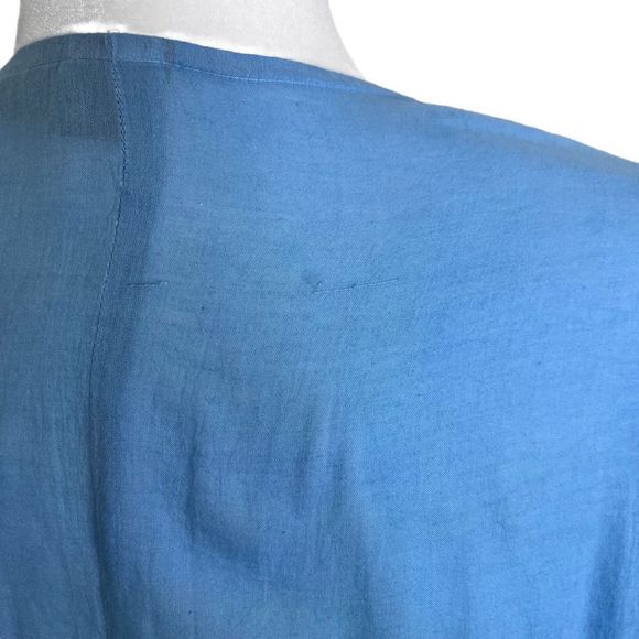 Blue Tunic Cover Up size L. - Picture 4 of 6